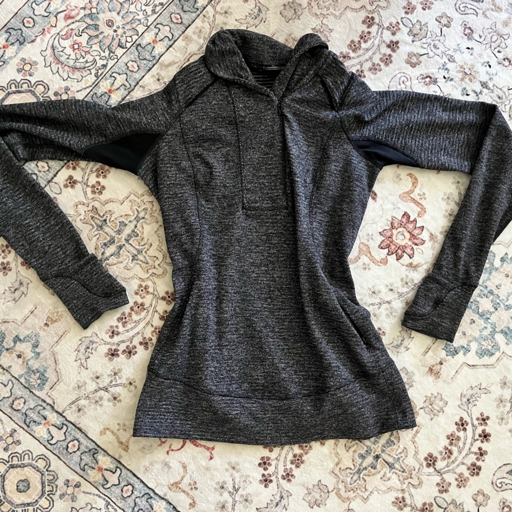 Charcoal Heather Hooded Pullover